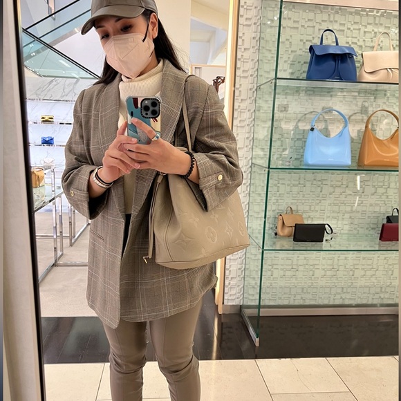 Oversized Plaid Blazer from Anne Klein - Picture 4 of 8